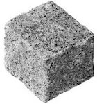 Graue Granitpflaster-Ikone